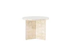 Fjôrd Salontafel Smögen Beige ⌀40cm