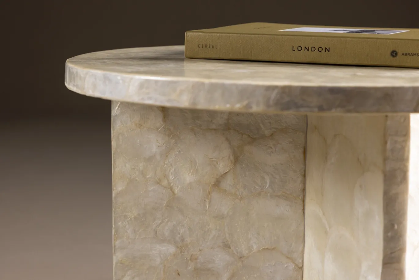 Fjôrd Salontafel Smögen Beige ⌀40cm