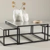 Fjôrd Salontafel Solna 80x80cm Stonelook
