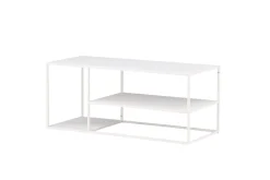 Fjôrd Salontafel Staal Wit 50x120cm