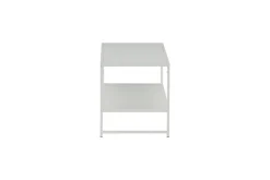 Fjôrd Salontafel Staal Wit 43x102cm