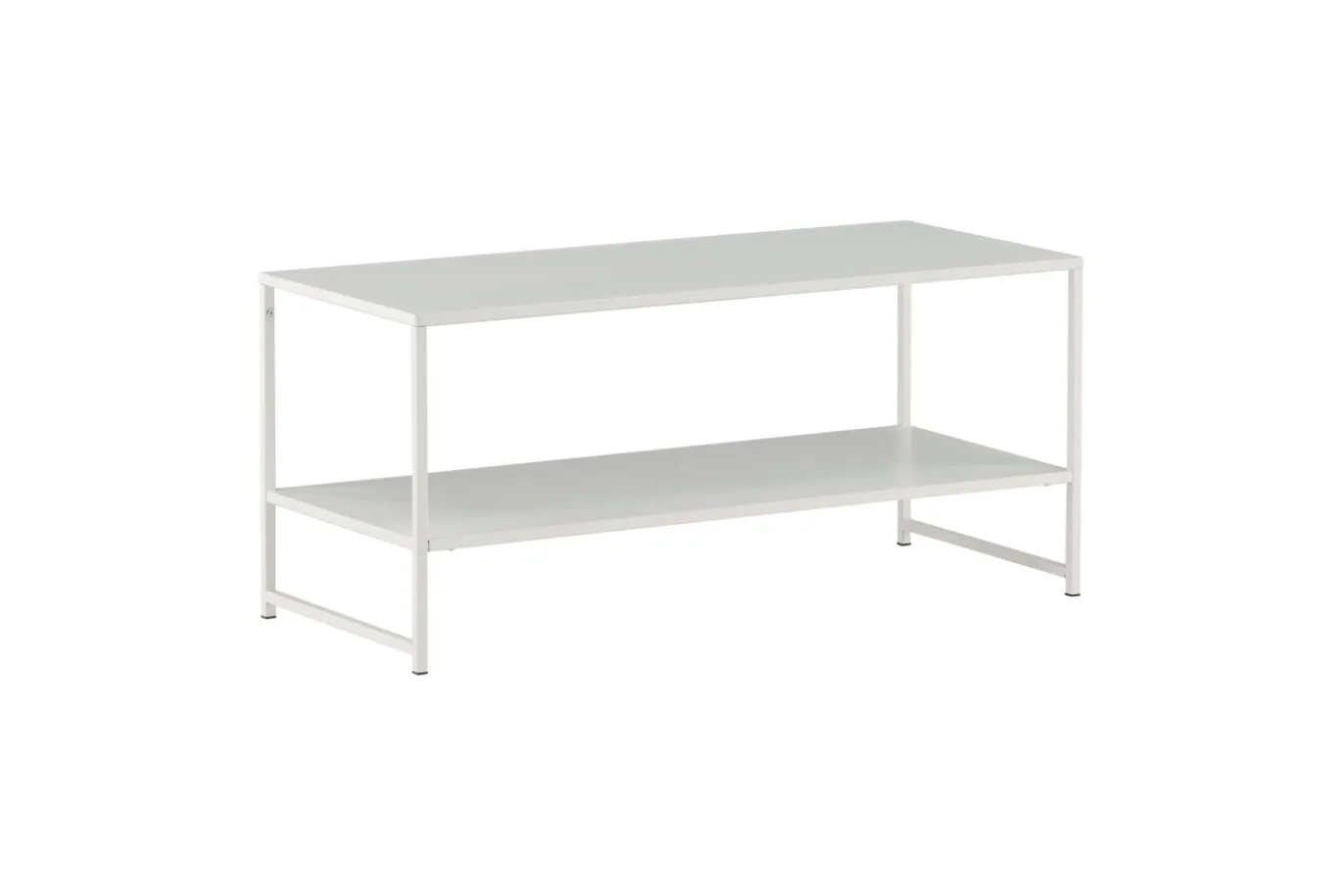 Fjôrd Salontafel Staal Wit 43x102cm