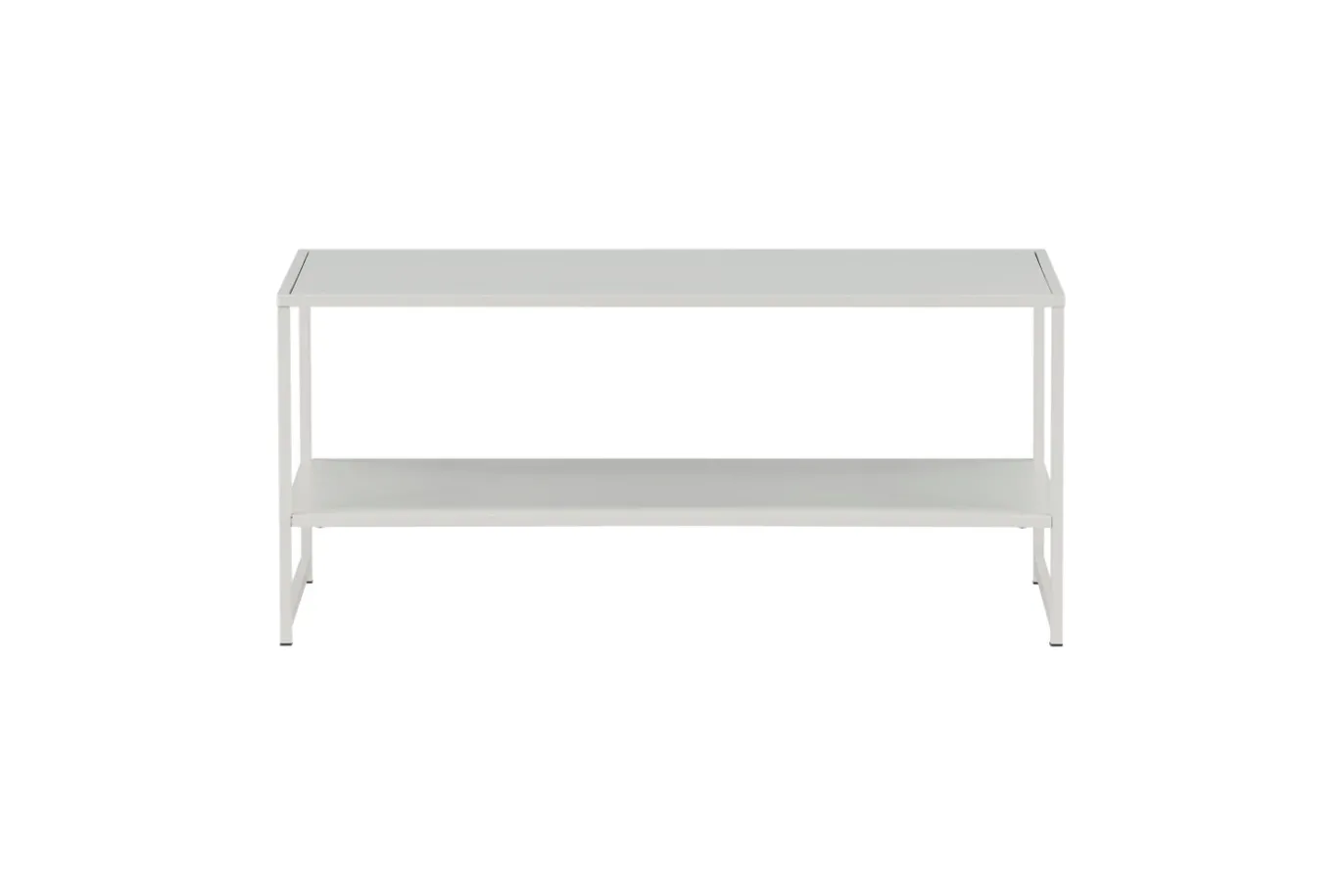 Fjôrd Salontafel Staal Wit 43x102cm