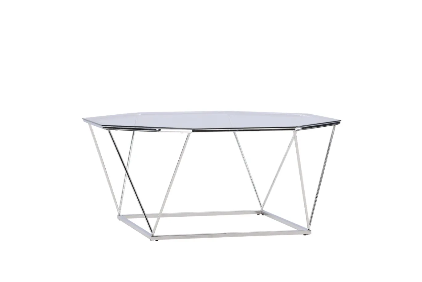 Fjôrd Salontafel Österlen Zilver 100cm Glas
