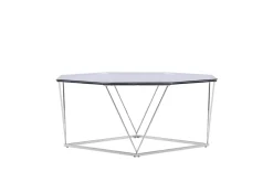 Fjôrd Salontafel Österlen Zilver 100cm Glas