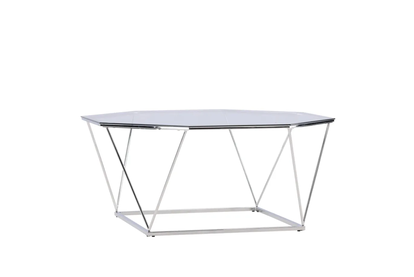 Fjôrd Salontafel Österlen Zilver 100cm Glas