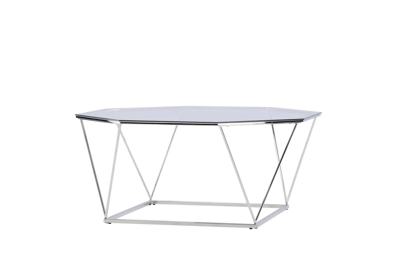 Fjôrd Salontafel Österlen Zilver 100cm Glas