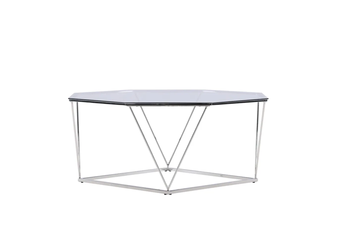Fjôrd Salontafel Österlen Zilver 100cm Glas