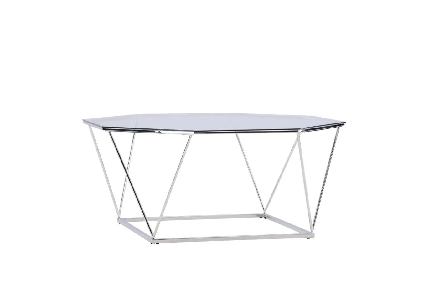 Fjôrd Salontafel Österlen Zilver 100cm Glas