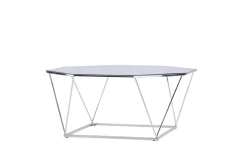 Fjôrd Salontafel Österlen Zilver 100cm Glas