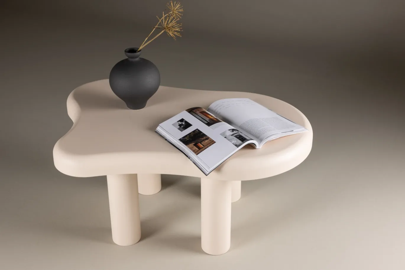 Fjôrd Salontafel Strömstad 71x100cm Wit