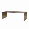 Fjôrd Salontafel Telemark Bruin Glas 120cm