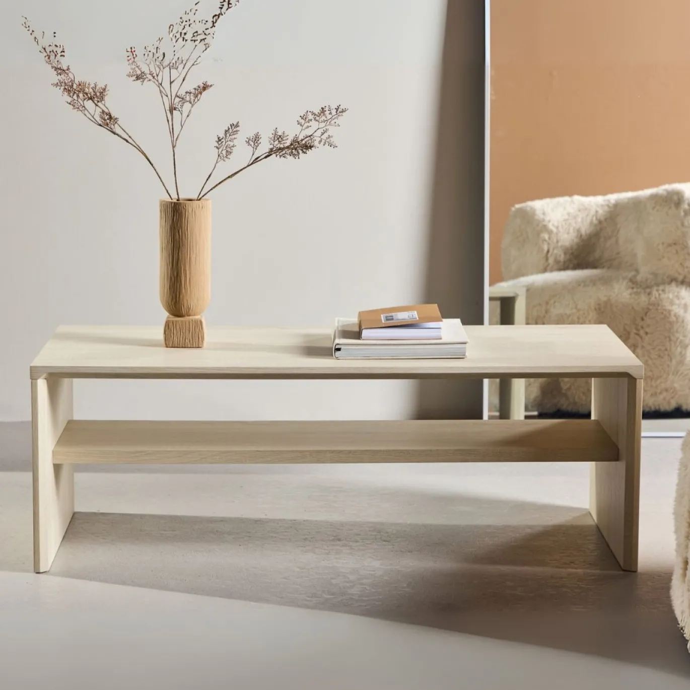 Fjôrd Salontafel Telemarket Whitewash 110x50cm