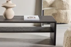 Fjôrd Salontafel Telemarket Zwart 110x50cm