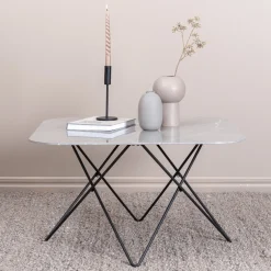 Fjôrd Salontafel Tristar Grijs Glas Marmer