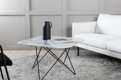 Fjôrd Salontafel Tristar Wit Glas Marmer