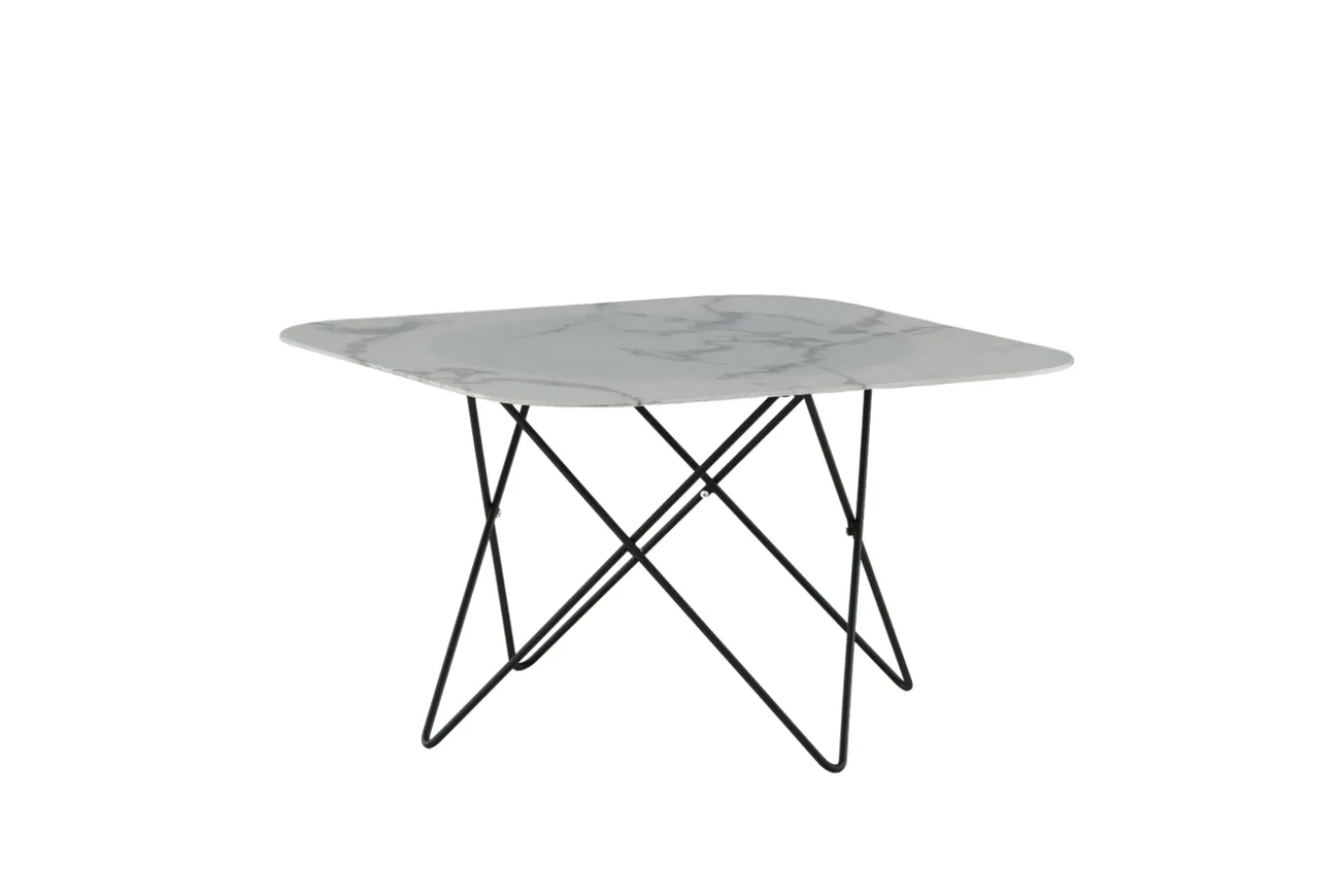 Fjôrd Salontafel Tristar Wit Glas Marmer