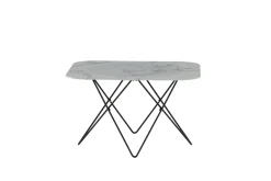 Fjôrd Salontafel Tristar Wit Glas Marmer