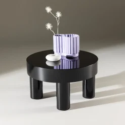 Fjôrd Salontafel Varberg Ø60cm Glossy Zwart