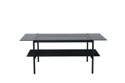 Fjôrd Salontafel Von Zwart Smoked Glas