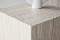 Fjôrd Salontafel York Beige Travertinlook 40x40cm