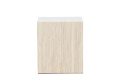 Fjôrd Salontafel York Beige Travertinlook 40x40cm