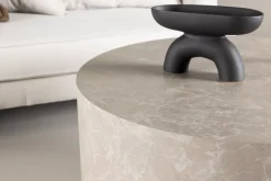 Fjôrd Salontafel York Ø80cm Beige