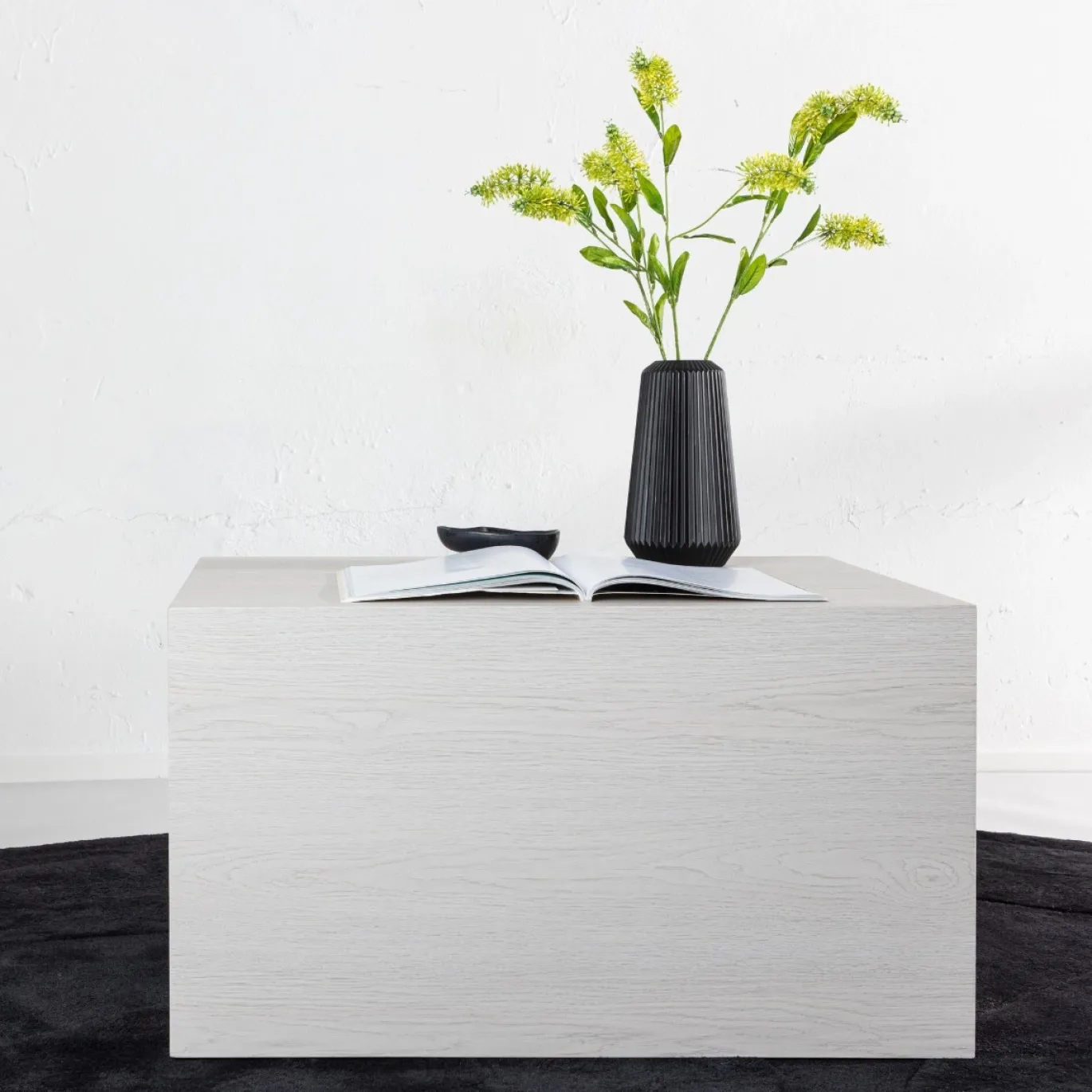 Fjôrd Salontafel York Whitewash Mdf 60x80cm