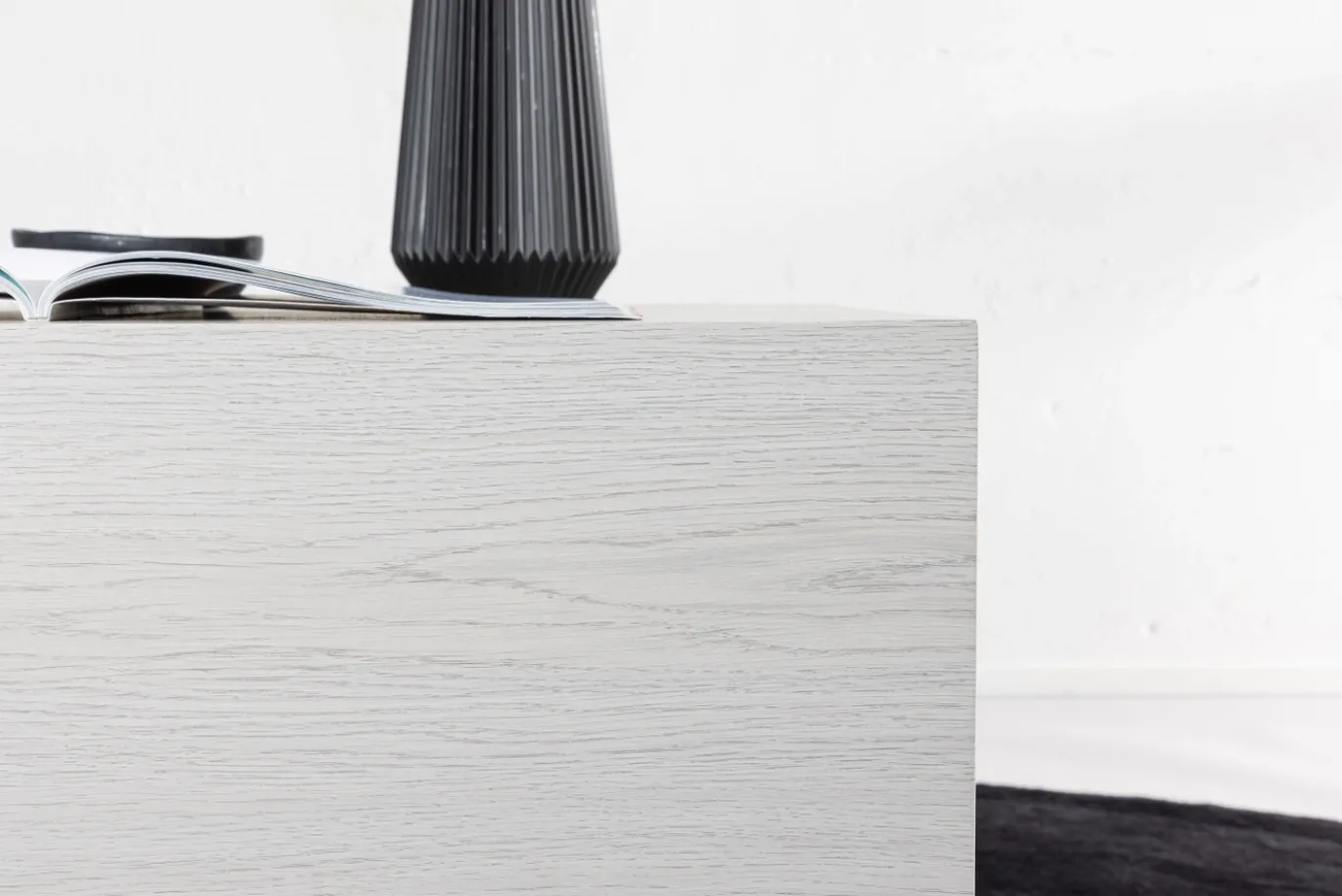 Fjôrd Salontafel York Whitewash Mdf 60x80cm