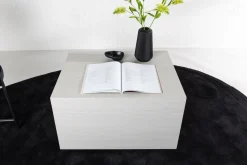 Fjôrd Salontafel York Whitewash Mdf 60x80cm