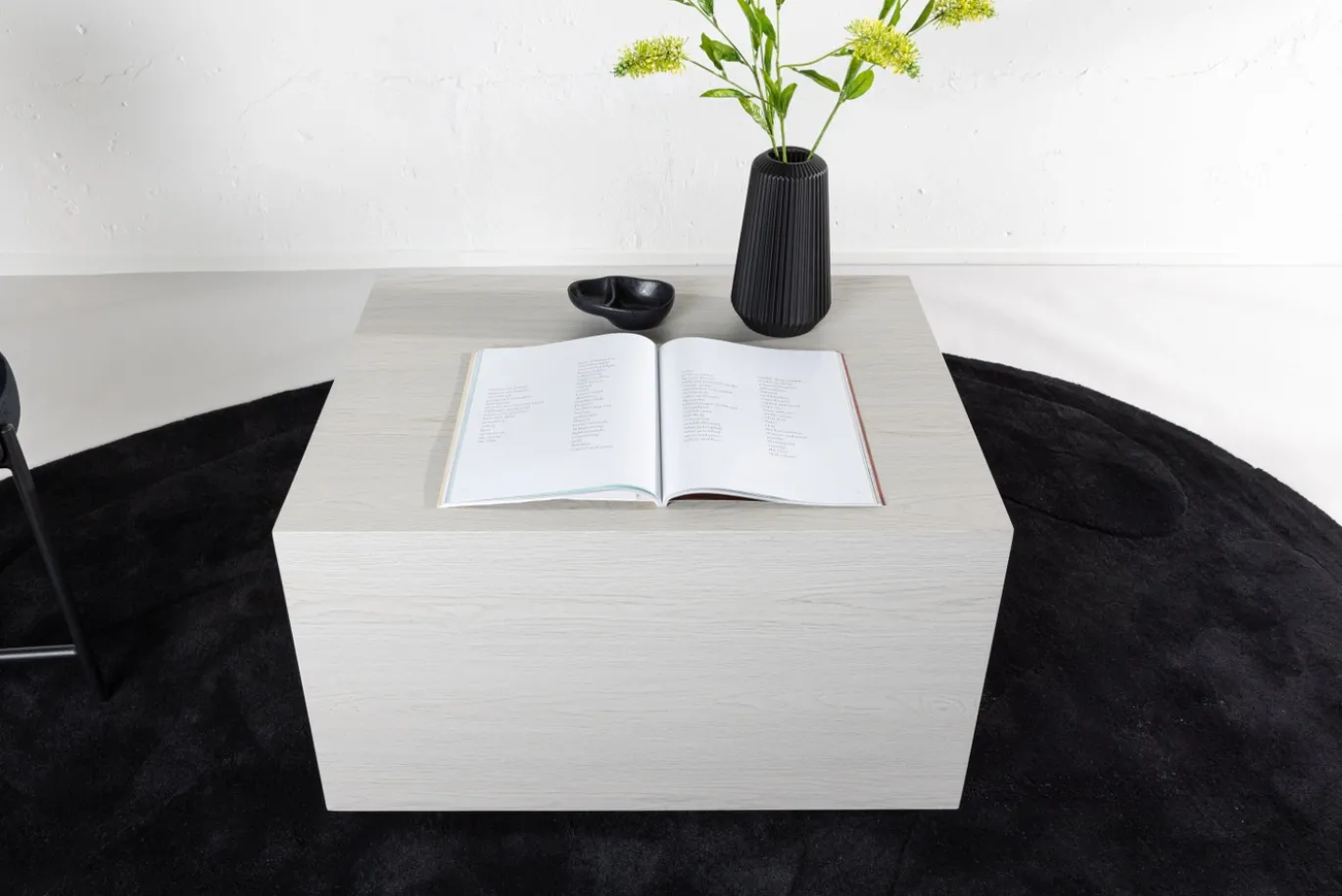 Fjôrd Salontafel York Whitewash Mdf 60x80cm
