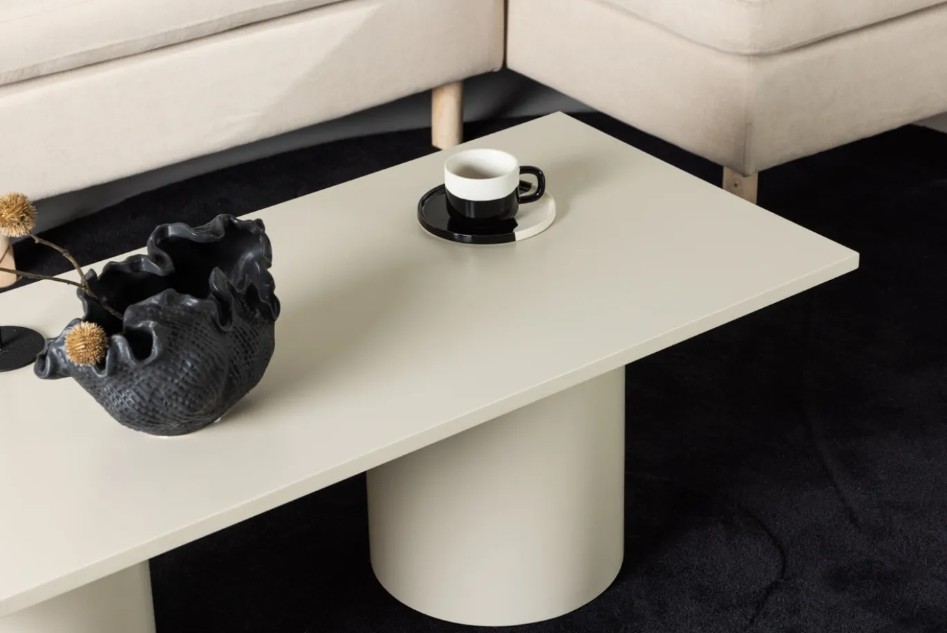 Fjôrd Salontafel Zandvika Beige Glossy