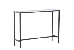 Fjôrd Sidetable Dipp Zwart Metaal/Glas