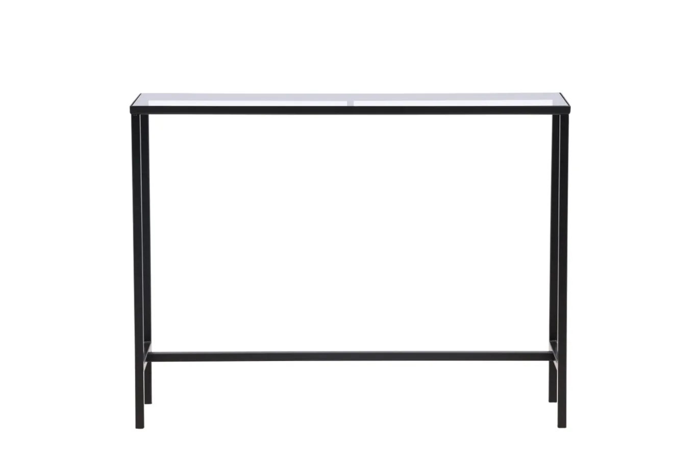Fjôrd Sidetable Dipp Zwart Metaal/Glas