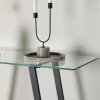 Fjôrd Sidetable Horten Chrome Zilver Glas