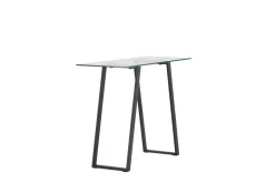 Fjôrd Sidetable Horten Chrome Zilver Glas