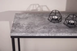 Fjôrd Sidetable Palace Zwart Betonlook