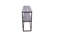 Fjôrd Sidetable Rise Dubbel Zwart/Beton 110x30x70cm