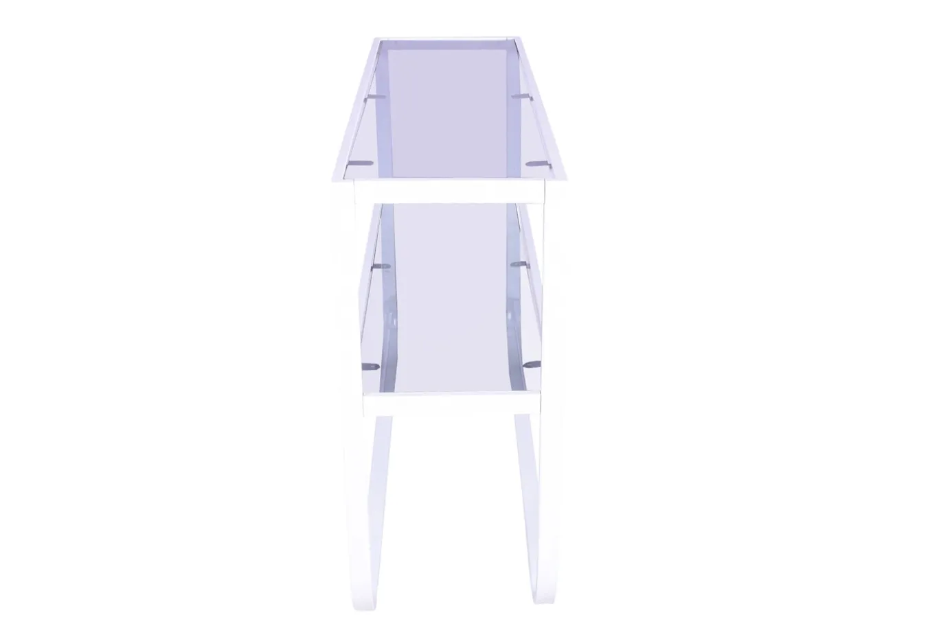 Fjôrd Sidetable Rocker Wit/Grijs Smokey Glas