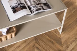 Fjôrd Sidetable Staal Beige