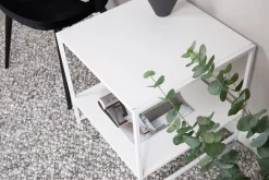 Fjôrd Sidetable Staal Wit 50x50cm
