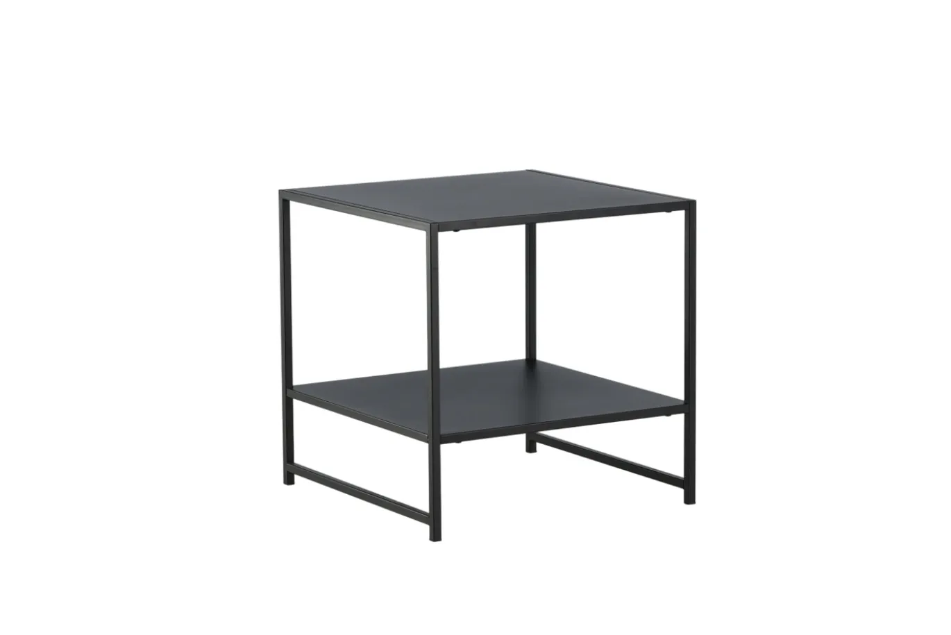 Fjôrd Sidetable Staal Zwart 50x50cm