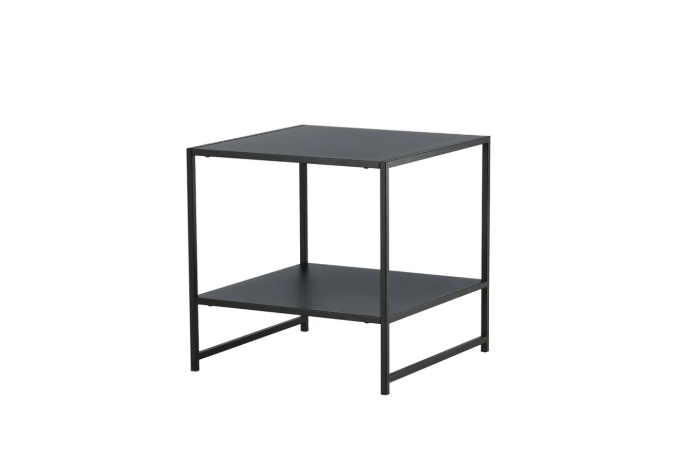 Fjôrd Sidetable Staal Zwart 50x50cm
