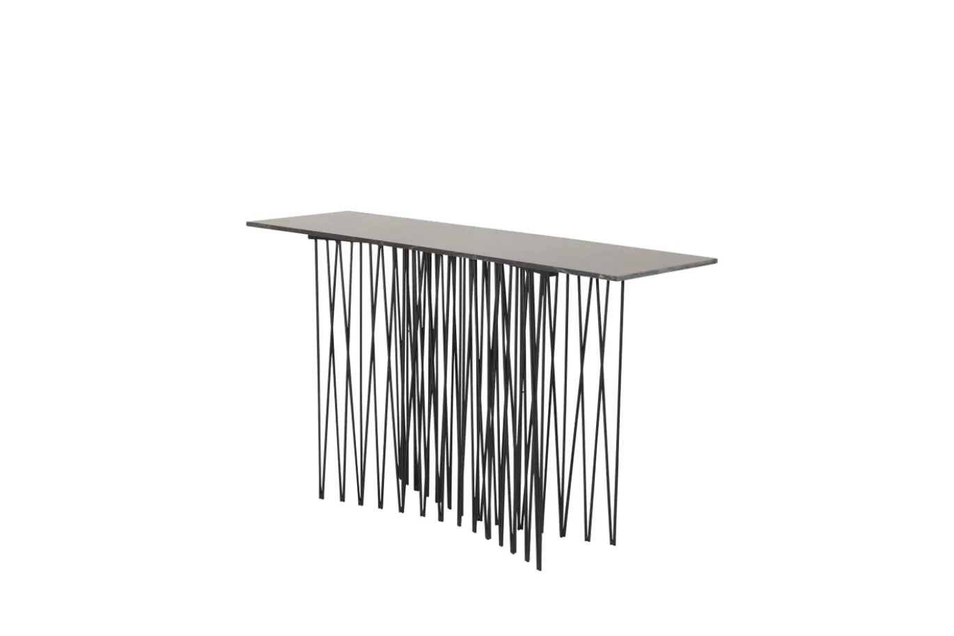 Fjôrd Sidetable Stone 130cm Artifical Zwart