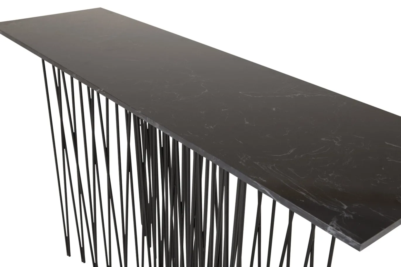 Fjôrd Sidetable Stone 130cm Artifical Zwart