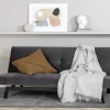 Fjôrd Slaapbank Bodil Donkergrijs Velvet 180cm