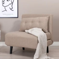 Fjôrd Slaapfauteuil Vicky Single Bruin Stof