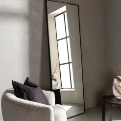 Fjôrd Staande Spiegel Dalton 193cm Zwart