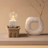 Fjôrd Tafellamp Rilche Grijs Glas