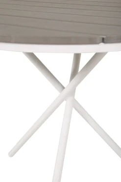 Fjôrd Tafel Parma 90 Wit/Grijs